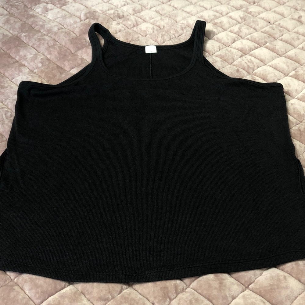 Lulu lemon 🍋 black cotton tank